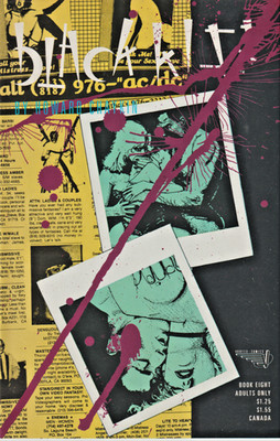 BLACK KISS #8  (18+)  UNDERGROUND   VORTEX COMICS  1989  NICE!!!