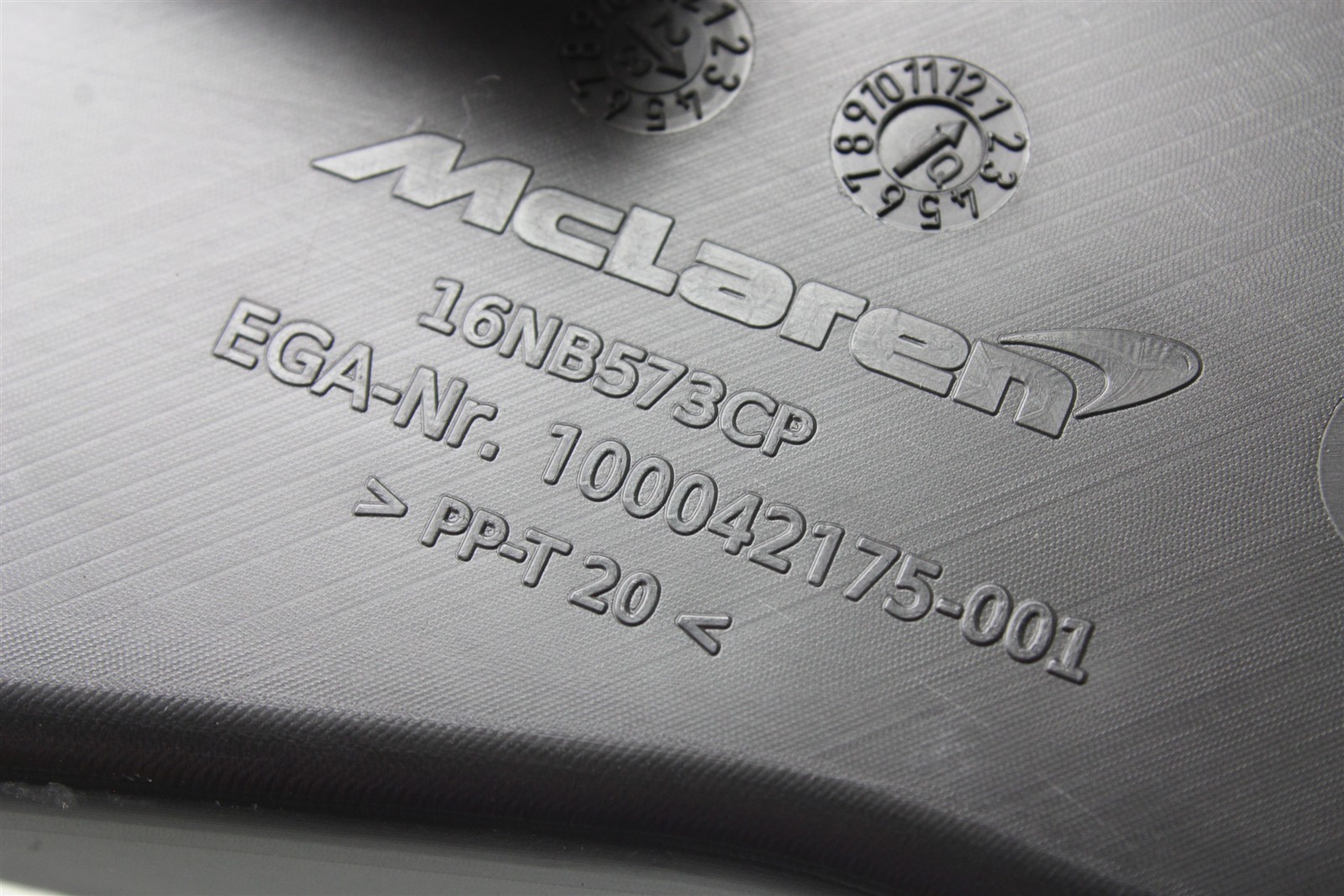 McLaren Artura 2025 Left Knee bolster P/N 16NB572CP