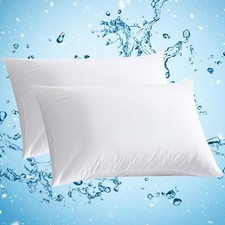 2 Pack Pillowcases, Envelope Closure Cooling Pillow Cases Queen Size, Breathable