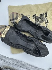 Burberry Ballerinas Loafers Damen Gebraucht Sehr Gut 37,5-38 EU Leder