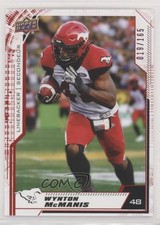 2020 Upper Deck CFL Red 19/165 Wynton McManis #120 0b3
