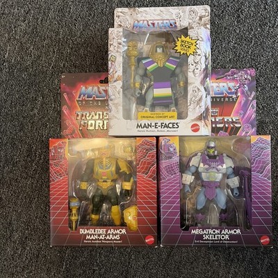 MATTEL  MOTU Origin Sketchbook Series MAN E FACES 5.5'' Figure Unpunched Plus 2