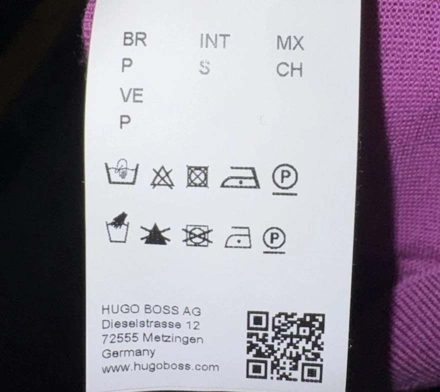 Suéter cárdigan de manga larga de lana Fempira púrpura para mujer Hugo Boss ver descripción Foto 4 de 4