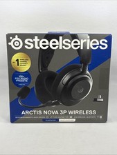 SteelSeries Arctis Nova 3P Wireless Gaming Headset Black Bluetooth 2.4GHz Mic