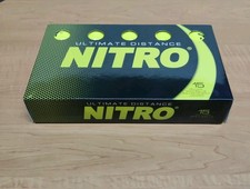 NITRO Ultimate Distance 15 Yellow Golf Balls Brand New