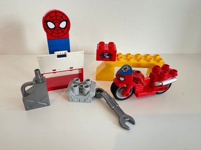 Lego Duplo Spiderman 10607 Spider Man Web Bike Werkstatt 