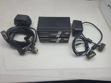 Lot 2 MONOPRICE 2 PORT VIDEO SPLITTER 300 MHz VS-812H Power cords included 
