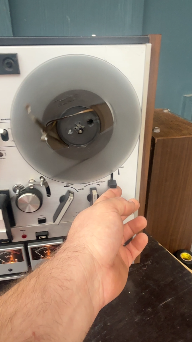 家電 TOKU SUNDAY REEL D-20 Akai GX-220D Reel to Reel Tape Recorder GX Heads Tested Working