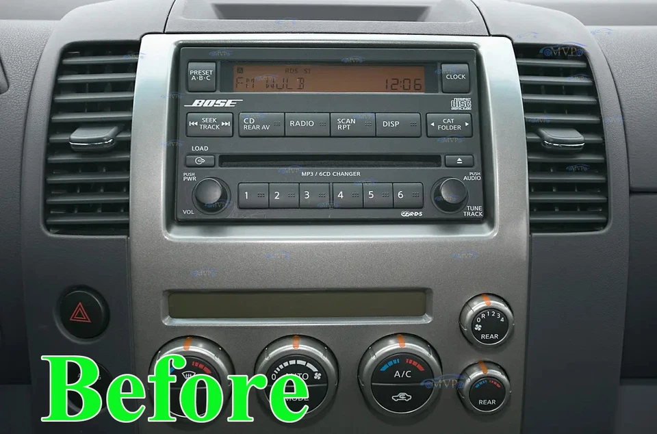 For Nissan Pathfinder 2005-2010 CarPlay Android 14 Car Stereo Radio GPS NAVI RDS Foto 2 de 4