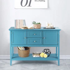 NNECW Buffet Sideboard Cabinet with 2 Drawers & 2 Storage Cupboard