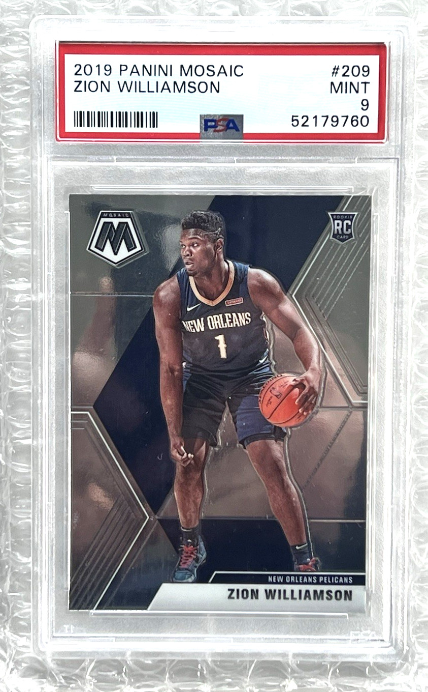 Panini Blue Zion Williamson front