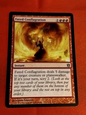 Fated Conflagration MTG 94/165 Born of the Gods Magic The Gathering Unplyd Mnt+