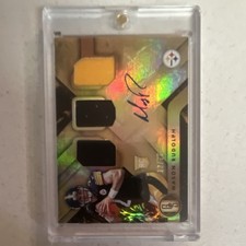Panini Mason Rudolph Steelers #280 Rookie Auto Memorabilia NFL Football Card. rookie card picture