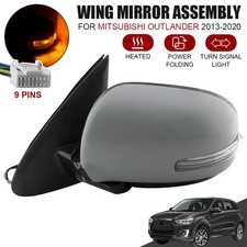 Left N/S Door Wing Mirror Heated Power Folding for Mitsubishi Outlander 2013-20