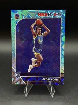 2019-20 Panini NBA Hoops - Jordan Poole #223 Teal Explosion (RC) ST3