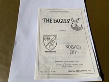 Crystal Palace v Norwich City reserves - football combination- 1986/87