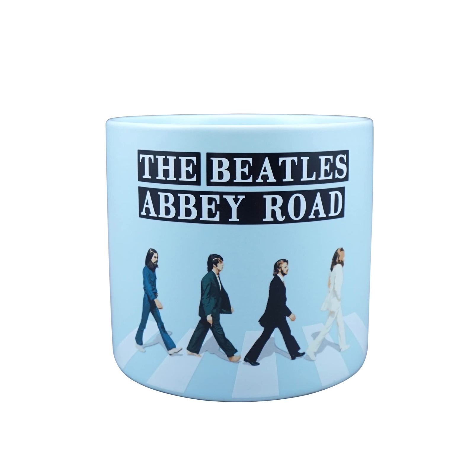 BEATLES Plant Pot (10cm) - The Beatles (Abbey Road) NUOVO