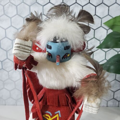 Native American Kachina Morning Singer Doll Signed by Artist G Long 11" Tall - Picture 2 of 21