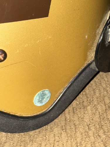Vintage Obsolete Police Sheriff DOT Motorcycle Helmet And Visor California Buco - Picture 8 of 14