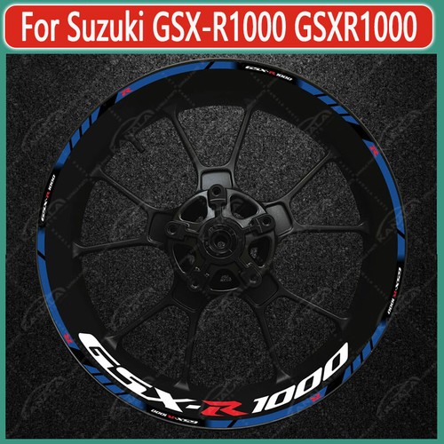 17inch Rim Wheel Decal Sticker Reflective Waterproof For Suzuki GSX-R1000 NEW - Picture 15 of 28