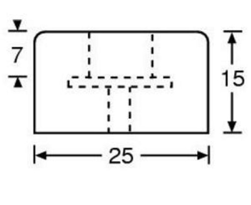 24 Gummifüße Ø 25x15 Lautsprecherfüße Gummifuß Boxenfüße Gehäusefuß Boxenfuß Fuß - Bild 4 von 4