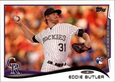 2014 Topps Update #US262 Eddie Butler Colorado Rockies Rookie Card