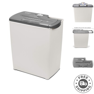 Versatile 8-Sheet Paper, CD & Credit Card Shredder with 3-Mode Safety Switch