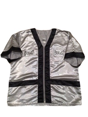 Download Everlast Boxing Corner Satin Professional Ring Full Zip Short Sleeve Jacket Xl Ebay