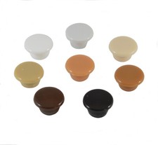 * 8mm Cover Caps Press In Push-Fit Screw Hole Covers for 8mmØ Holes Plastic JP *