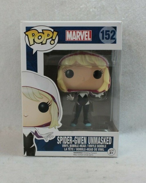 funko pop spider gwen unmasked