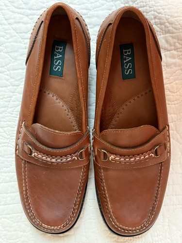G. H. BASS Womens Leather Upper MARTITA Slip On Bit 9M