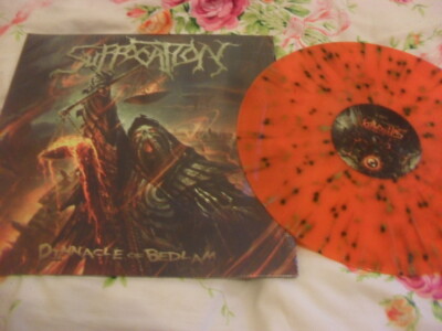 SUFFOCATION -PINNACLE OF BEDLAM- AWESOME VERY RARE LT EDITION COLOR VINYL LP