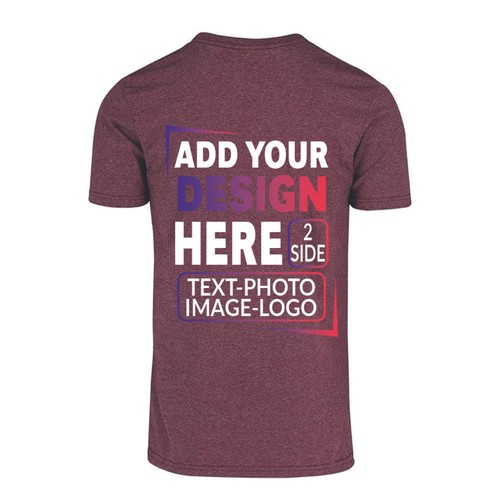 Custom Personalized TShirt Polycotton 50/50 Add Photo Text Custom Made Shirt - Picture 6 of 34