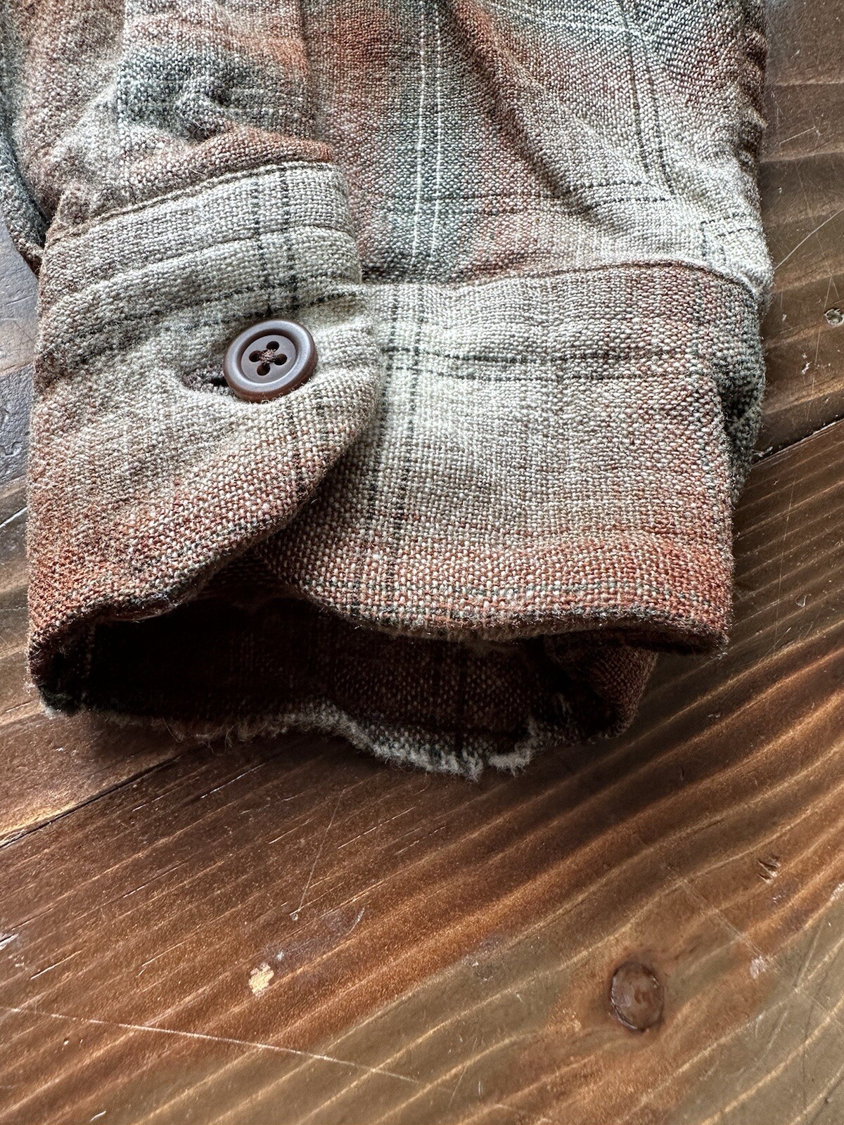 VTG Pendleton board Shirt Jacket loop collar Plai… - image 20