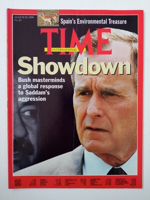 TIME MAGAZINE August 20, 1990 Showdown Bush Masterminds a Global Response to
