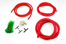 Autobahn88 Engine Room Silicone Air Vacuum Hose Dress Up Kit Red Fit Chevrolet