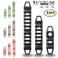 Hollow M-LOK / KeyMod Rail Section 3 7 11 Slot Picatinny Accessory Rail Sections