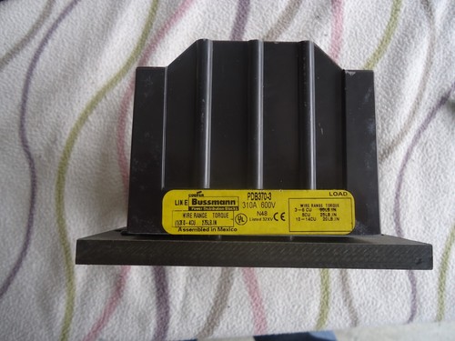 Cooper Line, Bassmann PDB370-3 Fuse Block, N48, 310A, 600V. Made in Mexico. - Picture 2 of 6