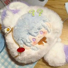 Plush Wallet Anime Genshin Impact Purse Storage Bag Kamisato Ayaka Cute