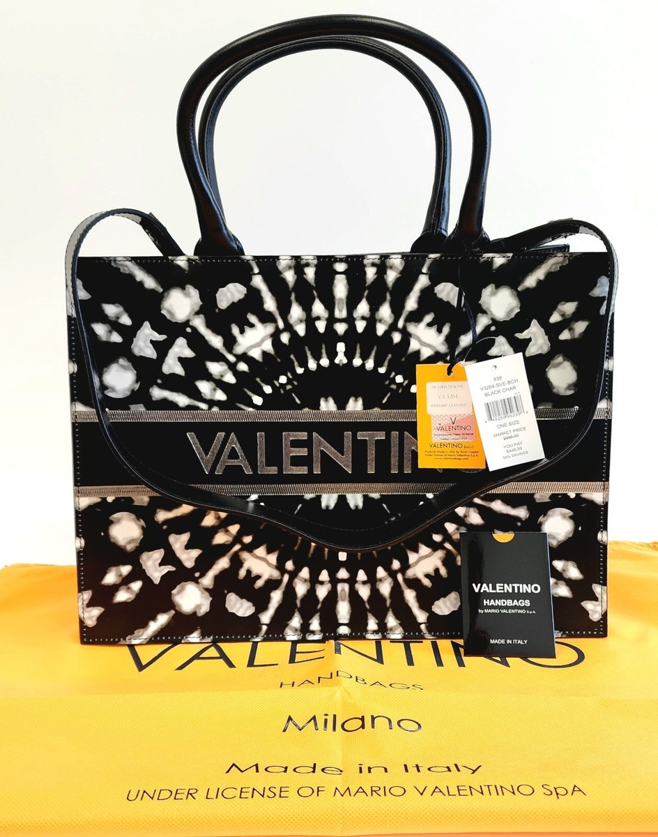 Valentino by Mario Valentino Victoria Tie Dye Leather Tote Satchel
