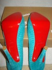 100% AUTH NEW WOMEN LOUBOUTIN ALTADAMA 140 CARAIBES WATER SNAKE HEEL/PUMPS US 11 — photo 6