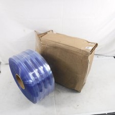 150' x 8" TMI 999-00072 Flexible Bulk Roll Ribbed Clear PVC Cooler Freezer Door