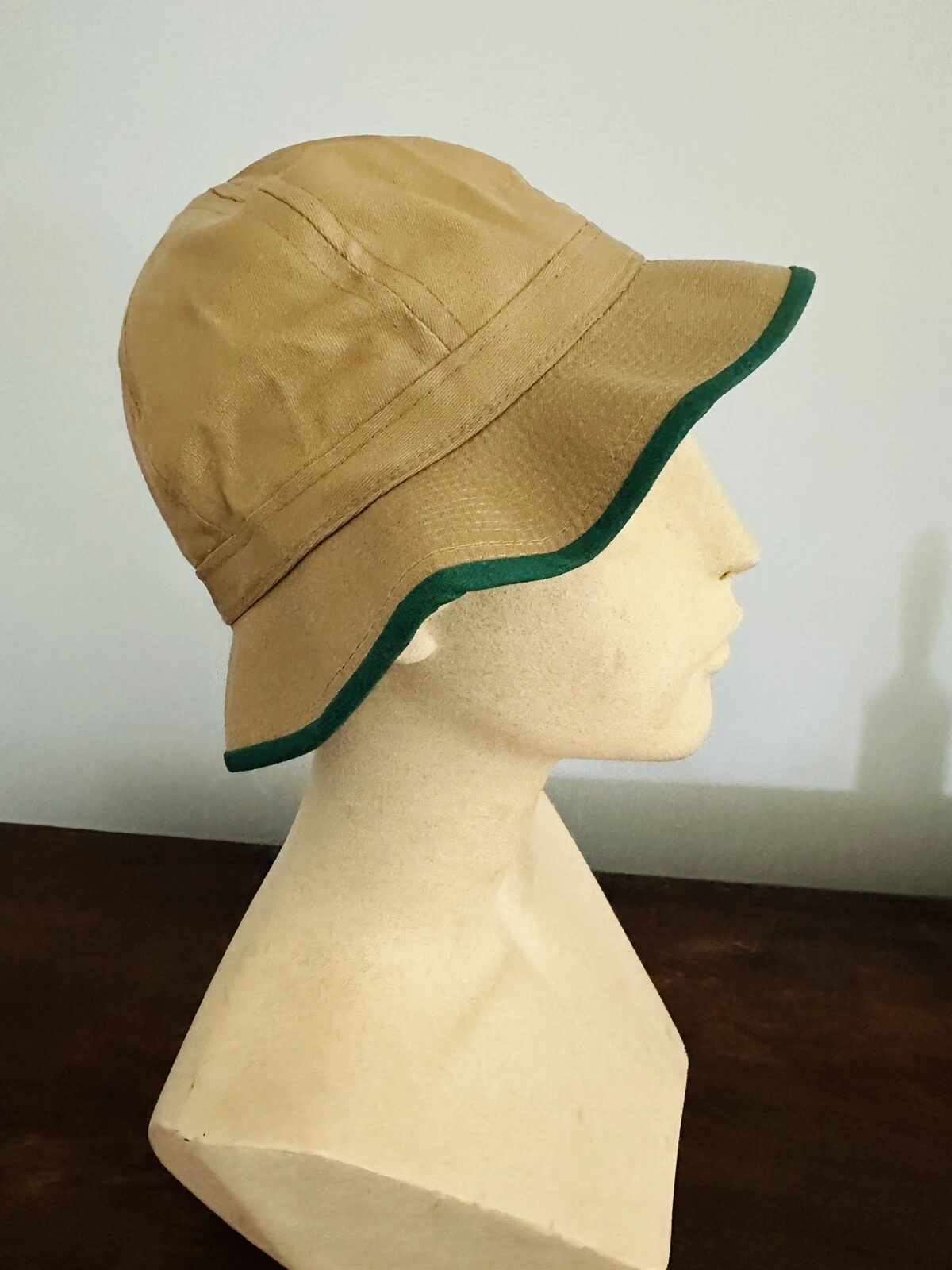 NEW Vintage L.L. Bean Bucket Gilligan Hat 1970s 6 3/4 Unisex S Khaki/Green