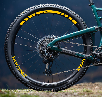 Adesivi Per Cerchi Bici DualColorStampe - Bianco, Per MTB 26-29 Pollici, Larghezza 2 Cm - Foto 5