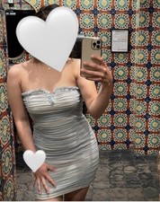 Fashion nova Baby Blue Dress Medium