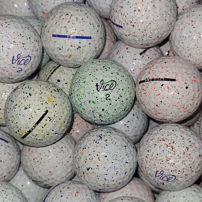 36 Vice Drip Color Mix Pro/Plus/Etc Golf Balls - 2A / 3A Shag Value AA / AAA