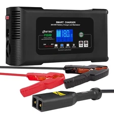 36V 18A/48V 13A Smart Battery Charger with Plug for Golf Cart EZGO TXT CLUB CAR