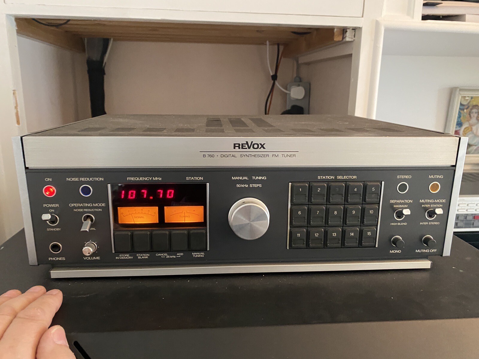 Revox B760 Tuner Digital Sythesizer Audiophile FM Tuner eBay