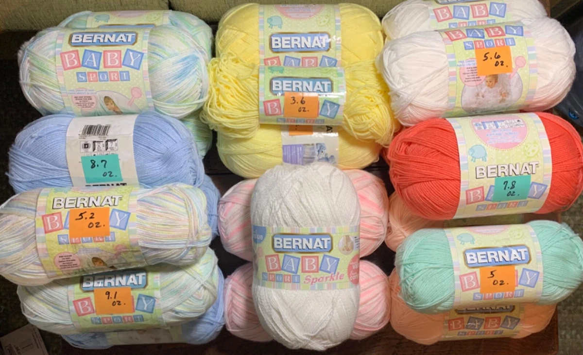 Bernat BABY SPORT Yarn * 11 - COLORS TO PICK FROM * SOLD PER SKEIN