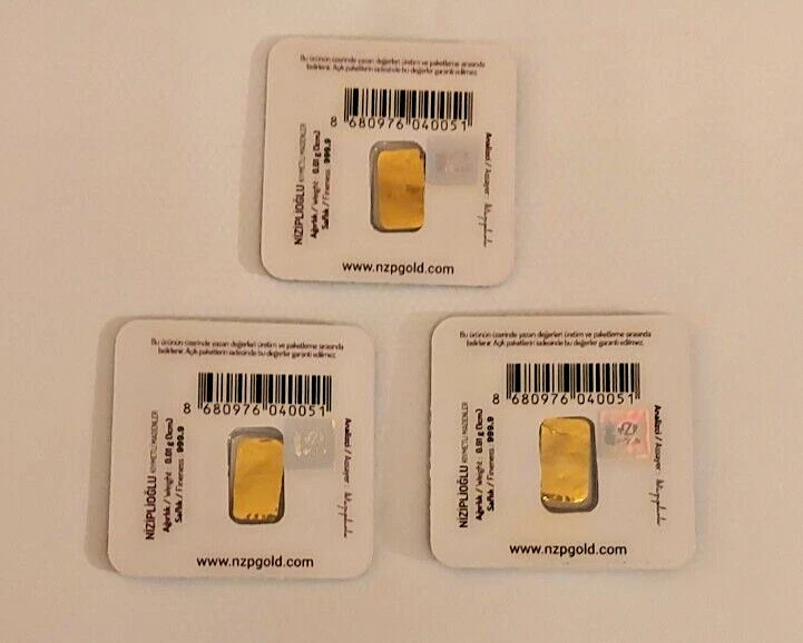MIRACLE GOLD 24K (PACK DE 3) OFERTA ESPECIAL 0,01 GRAMOS CADA BARRA ENVÍO GRATUITO Foto 2 de 3